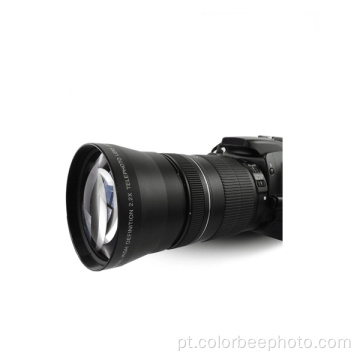 Lente telefoto de alta definição 2.2x câmera SLR 52 mm